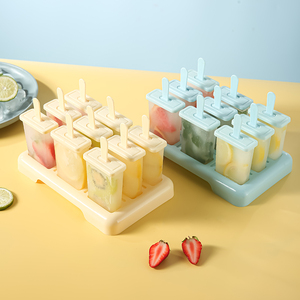日本进口MUJIE雪糕模具家用食品级冰棍冰棒冻冰块盒自制冰激凌棒