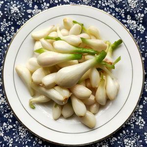 六安霍山农家腌葱头腌制荞头泡葱头特产腌菜下饭小菜藠头500g