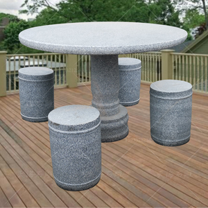 户外桌椅庭院石材