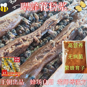 喂蜂花粉浆养蜂专用饲料喂蜂粮蜜蜂食用花粉膏发酵蜂粮中蜂繁蜂