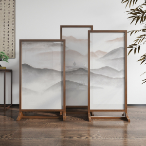 中国风屏风隔断玄关