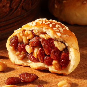 【手把馕】买买侠新疆歪果仁馕葡萄干核桃仁馕干果馕1kg装包邮