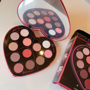 七夕礼物lancome兰蔻限量monsieur big心形桃心12色眼影盘情人节