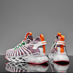 耐克飞织刀锋鞋子男防臭软底减震蓝色网面夏季透气运动鞋休闲鞋男