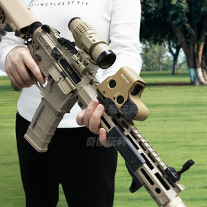 精击slr二代sr16电动ak47软弹司马m416锦明8代男孩仿真儿童玩具枪