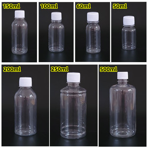100毫升塑料瓶子钓鱼小药瓶空瓶子50ml药酒瓶透明小胶瓶装药胶瓶
