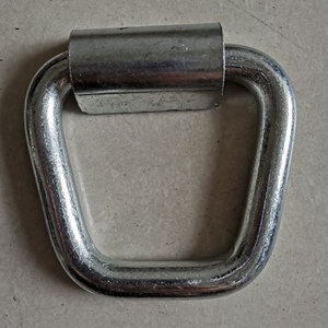 清障车配件平板拉环扣环拖车卧环捆绑带固定座镀锌绑绳扣方形圆环