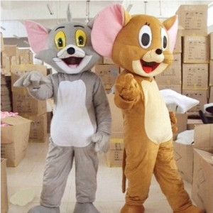 汤姆猫吉瑞鼠卡通人偶服装猫和老鼠行走卡通人偶动漫服装出租租赁