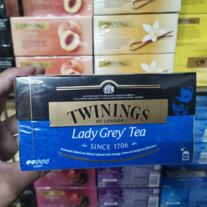 twining英国川宁 lady grey tea 仕女伯爵红茶25袋保质期24年5月
