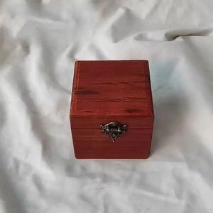 实木红花梨木盒子正方形高档木质收纳盒印章盒翻盖小木箱定制定做