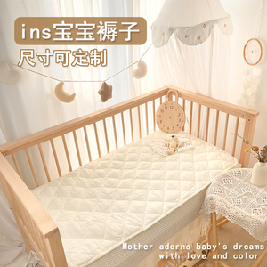 婴儿褥子幼儿园午休床褥垫被婴儿床宝宝床垫子儿童拼接床软垫床单