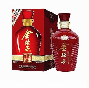 金坛子酒 封坛原浆 42度 450ml 浓香型白酒 整箱四瓶 粮食酒
