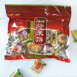 莲香炒米饼瑞莲450g混合口味袋装合家欢广东阳江特产零食