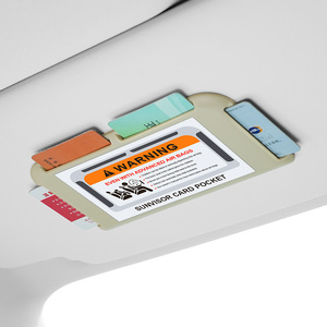 汽车遮阳板ETC高速卡片夹插卡器车用卡夹车载卡槽多功能收纳用品