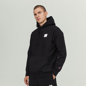 undefeated基础连帽套头卫衣不败五道杠男女情侣纯棉宽松加绒长袖