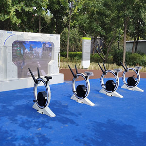 智慧公园项目虚拟骑行动感健身单车发电单车互动竞速自行车厂家