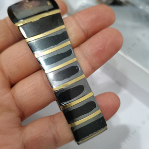 津辉表带 适用rado雷达6005g黑色男款钨钢表带8044g表链8044l女壳