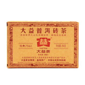 大益茶 普洱茶熟茶2011年7562砖-101砖茶250g 云南茶叶正品包邮
