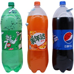百事可乐2l*6瓶大瓶装家庭装碳酸可乐汽水七喜美年达江浙沪皖包