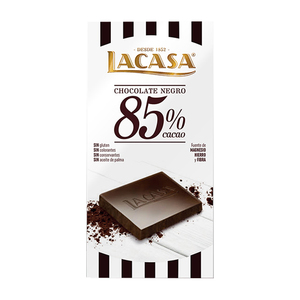 【自营】lacasa乐卡莎70%85%92%黑巧克力100g可可脂西班牙进口