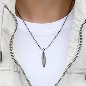 【自营】阿玛尼轻奢潮酷个性时尚男士项链egs2611040礼物新款吊坠