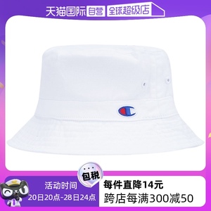【自营】Champion冠军男女款logo刺绣纯色渔夫帽时尚棉帽盆帽帽子