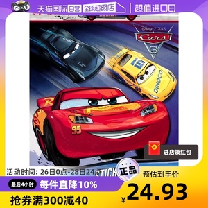 【自营】Disney Pixar Cars 3 Sticker Scenes 迪士尼皮克斯汽车3 40+贴纸 故事绘本 英文原版进口儿童图书