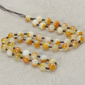 金丝玉项链男女款吊坠挂链玉佩圆珠玉坠挂绳玉石玉器多色挂链