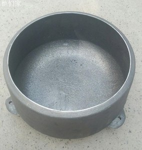 煮饭生铁锅传统铁煎锅铸铁汤锅铁鼎鼎锅 老式家用柴火农村