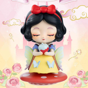 迪士尼公主成为更好的自己闭眼盲盒女孩摆件可爱白雪手办公仔礼物