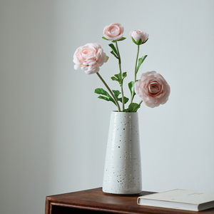 梵悦 景德镇手工陶瓷花器桌面水培花瓶简约单只干花鲜花装饰品