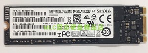 sandisk/闪迪x300s镁光m600 512g m.2 2280 sata ngff固态硬盘mlc