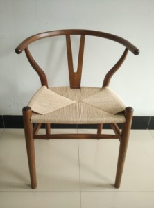 Y椅时尚休闲办公书桌叉骨实木餐椅简约酒店茶馆咖啡设计师创意椅