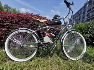 燃汽油助力自行车车