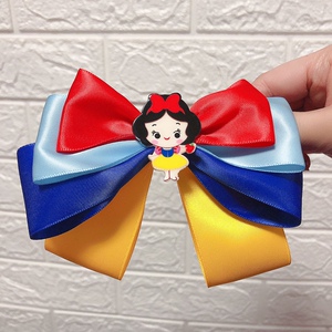 白雪公主蝴蝶结发夹可爱儿童女童小女孩飘带发卡夹子韩国超仙发饰