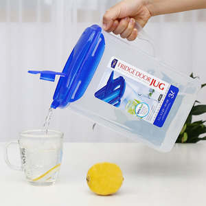 包邮乐扣乐扣冷水壶HPL735大容量2L凉水壶水杯果汁壶塑料水壶