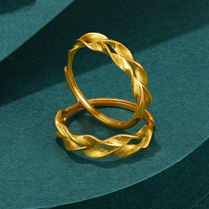 金六福珠宝金戒指