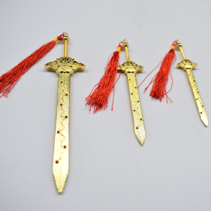 七星剑神像玄天上帝法器七星剑九天玄女法器张天师合金配件摆件