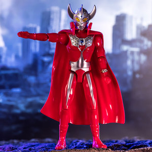 正版授权蓝紫色泰罗奥特曼shf人偶儿童玩具act多关节可动变形超人