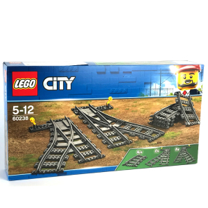 lego 乐高 60238火车轨道分叉轨 city城市系列 儿童积木玩具礼物