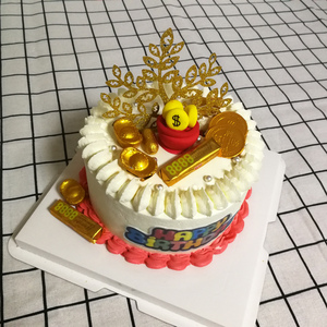 抖音生日蛋糕拉钱