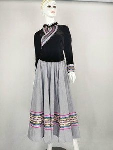 傈僳族传统手工民族服饰女装套装 哦乐服饰少数民族服装