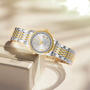 2022新款viger/瓦格女手表精致显白防水钢带石英机芯时尚学生腕表