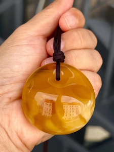 24克俄料蜜糖红花蜡公主扣蜡质浓郁花纹妖娆琥珀蜜蜡纯天然毛衣链