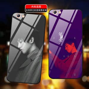 适用oppoa3玻璃a59s/m华晨宇手机壳a83t软边a1花花照片图片