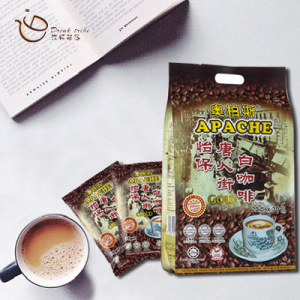 马来西亚特浓白咖啡粉饮料奥柏斯条装速溶咖啡三合一20g30袋