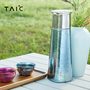 TAIC太可纯钛大容量焖茶保温杯磁吸钛杯男女高档泡茶水杯礼品定制