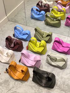 高质感原厂牛皮hobe手袋几何腋下包拼接单肩手提包女包