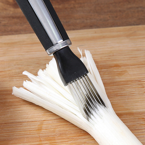 加长葱丝刀切葱器不锈钢多功能切粗丝细丝工具厨房切丝刀刨葱花刀