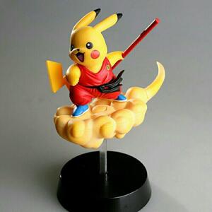 宝可梦宠物小精灵口袋妖怪 皮卡丘cos龙珠孙悟空筋斗云车载手办